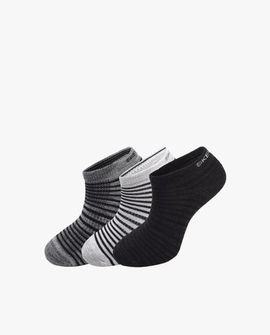  SKECHERS - Set 3 đôi vớ nữ cổ thấp thời trang 