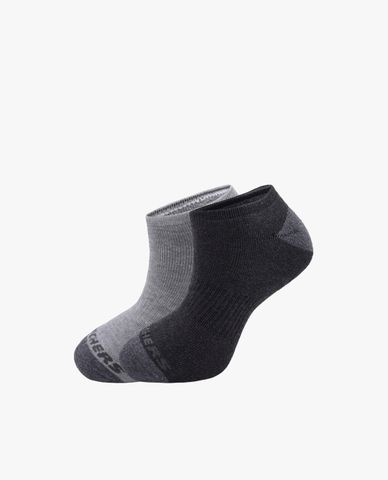 SKECHERS - Set 3 đôi vớ nam cổ thấp Cushioned No Show 