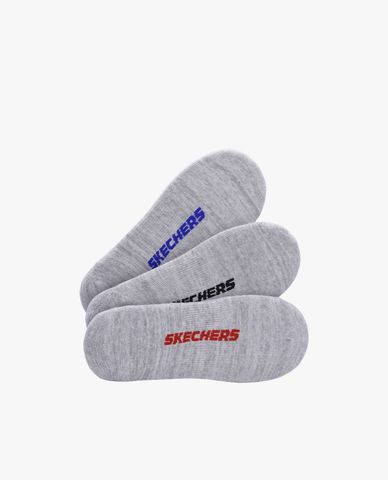  SKECHERS - Set 3 đôi vớ nam cổ thấp thời trang 