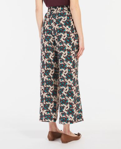  WEEKEND MAX MARA - Quần nữ ống rộng hoa văn Eusebio 