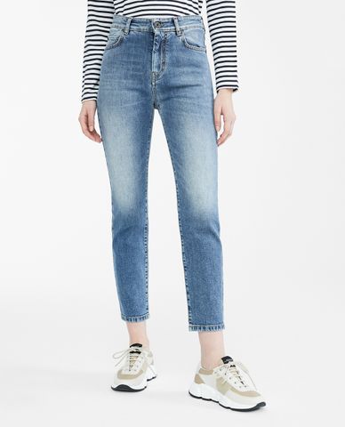  WEEKEND MAX MARA - Quần jeans nữ phom ôm hiện đại 