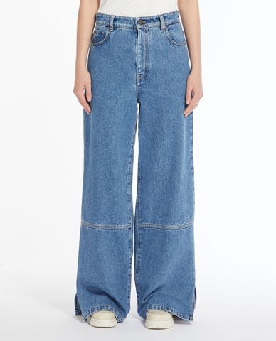  WEEKEND MAX MARA - Quần jeans ống rộng phối túi cách điệu Cisa 