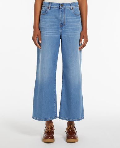  WEEKEND MAX MARA - Quần jeans ống rộng thời trang Sapri 