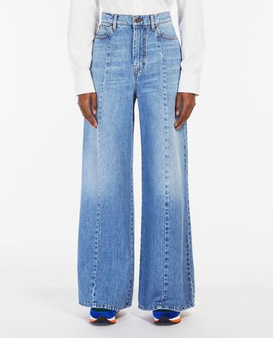  WEEKEND MAX MARA - Quần jeans nữ ống rộng Rocco 