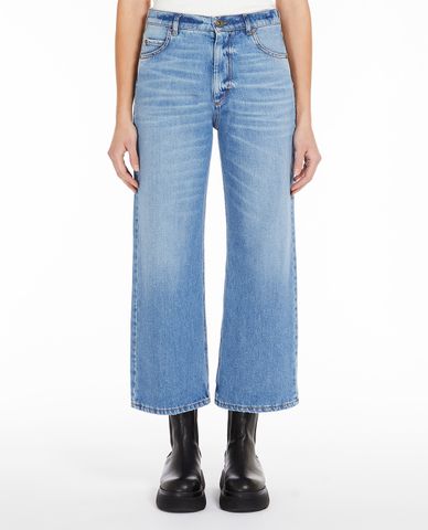  WEEKEND MAX MARA - Quần jeans lửng nữ wash bạc Caden 