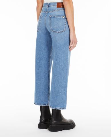  WEEKEND MAX MARA - Quần jeans lửng nữ wash bạc Caden 