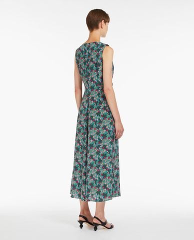  WEEKEND MAX MARA - Đầm sát nách midi phối hoạ tiết Ardenza 