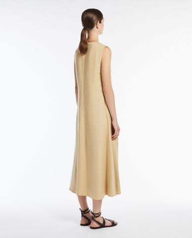  WEEKEND MAX MARA - Đầm sát nách midi cổ V Egoista 