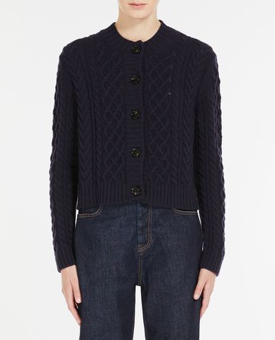  WEEKEND MAX MARA - Áo khoác cardigan len nữ cổ tròn Porfido 
