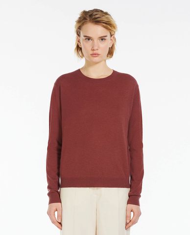  WEEKEND MAX MARA - Áo dệt kim cổ tròn tay dài Mochi 