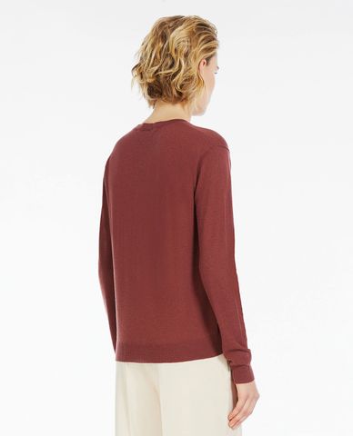  WEEKEND MAX MARA - Áo dệt kim cổ tròn tay dài Mochi 