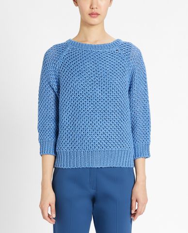  WEEKEND MAX MARA - Áo len nữ phom suông thời trang Linen Knit 