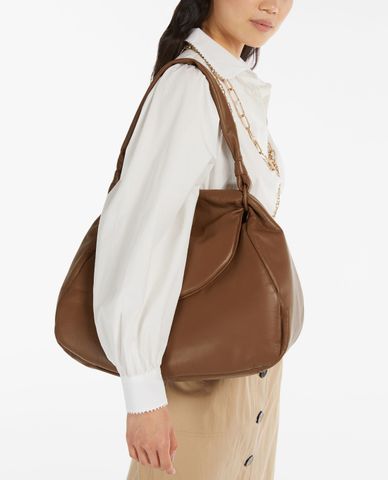  WEEKEND MAX MARA - Túi đeo vai nữ hình thang Pasticcino 