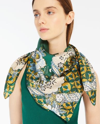  WEEKEND MAX MARA - Khăn choàng nữ phom vuông Onesto 