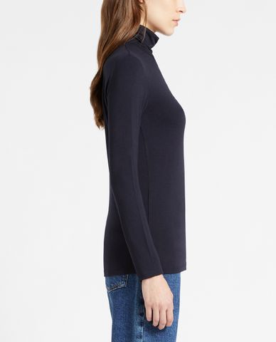  WEEKEND MAX MARA - Áo dệt kim nữ phom ôm cổ lọ thời trang 