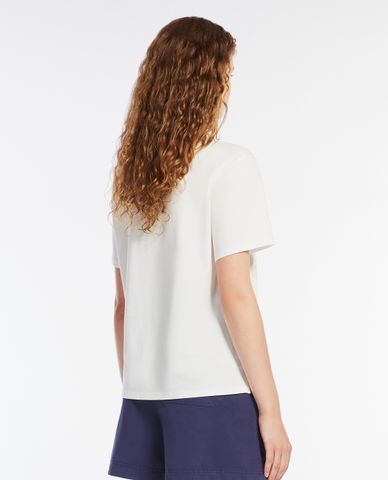  WEEKEND MAX MARA - Áo thun nữ cổ tròn tay ngắn Olga 