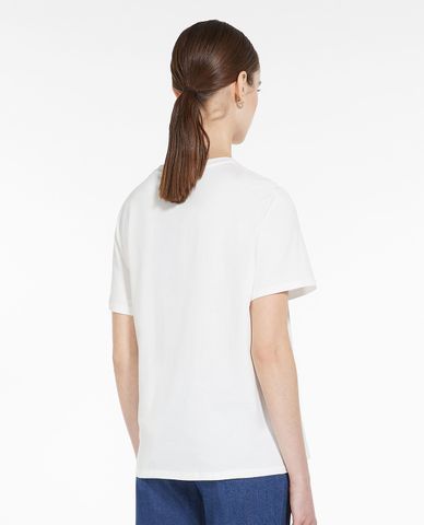  WEEKEND MAX MARA - Áo thun nữ cổ tròn tay ngắn Sante 