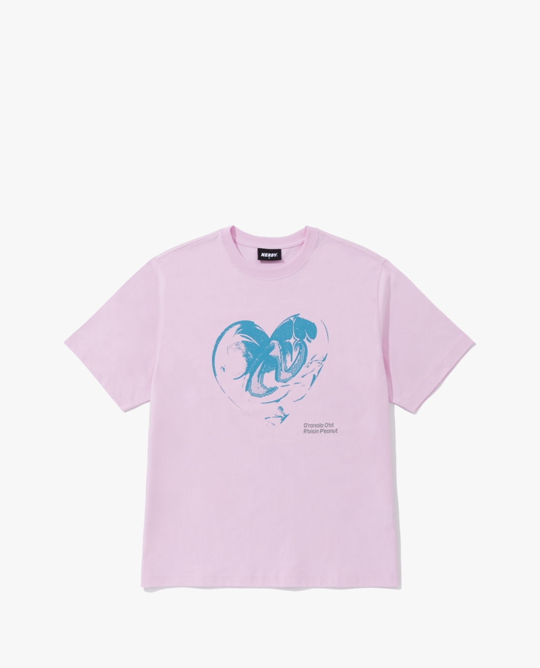 NERDY - Áo thun unisex cổ tròn tay ngắn Heart Moon