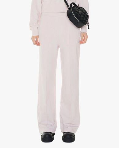  NERDY - Quần dài nữ ống rộng lưng thun Souffle 