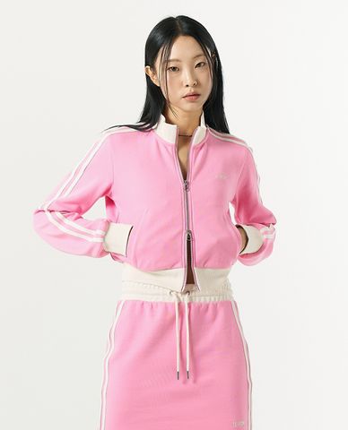  NERDY - Áo khoác croptop nữ cổ trụ tay dài Classic NY 