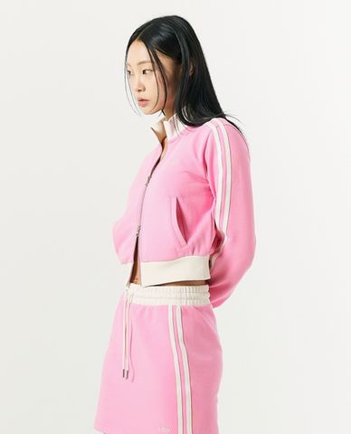  NERDY - Áo khoác croptop nữ cổ trụ tay dài Classic NY 