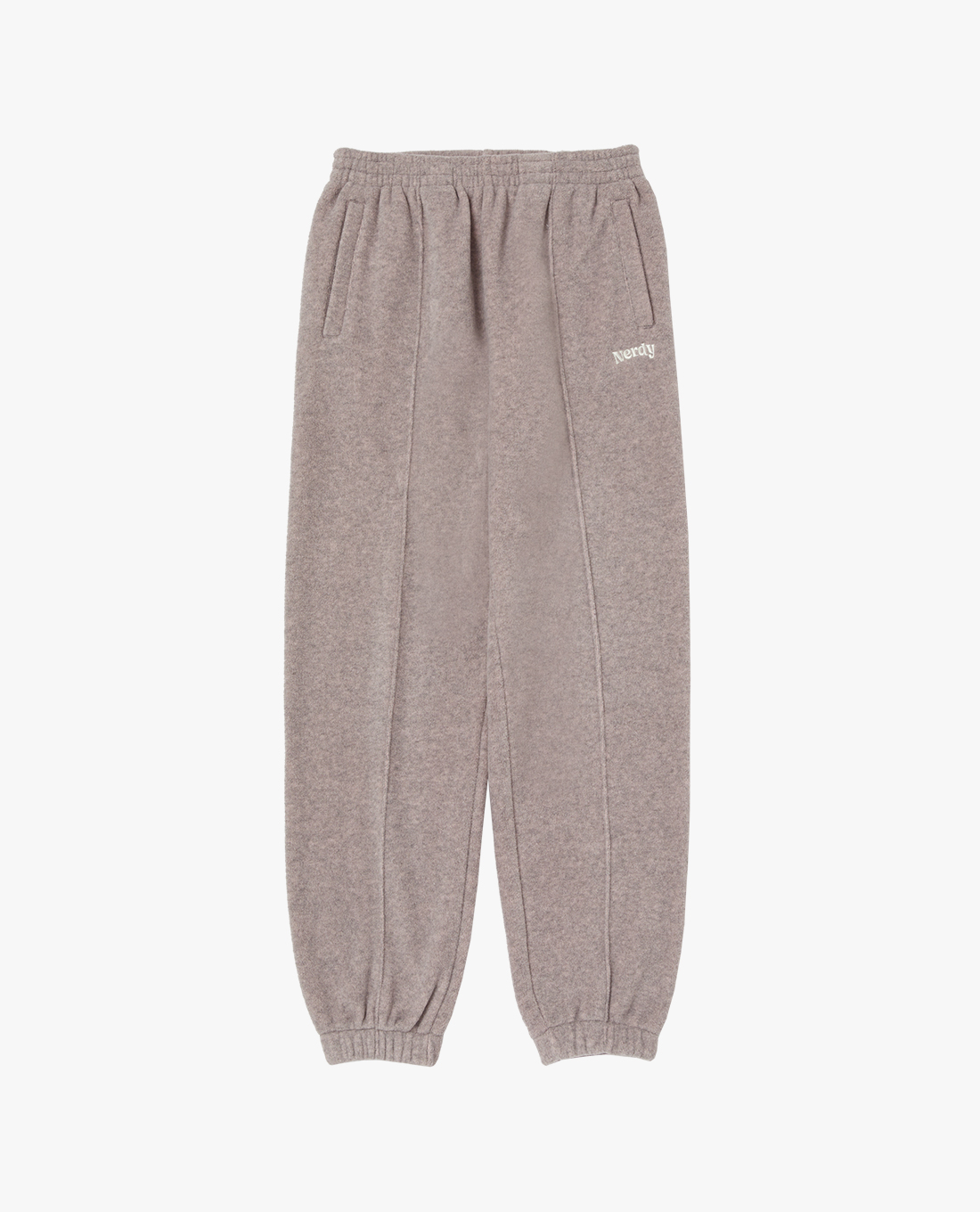NERDY - Quần jogger nữ lưng thun Fleece