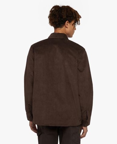  DICKIES - Áo sơ mi nam cổ bẻ tay dài phối logo thời trang 