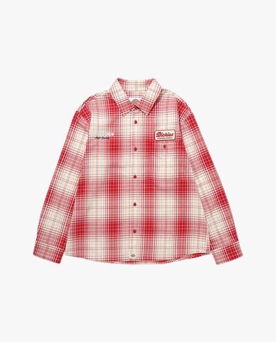  DICKIES - Áo sơ mi nam tay dài sọc caro thời trang 