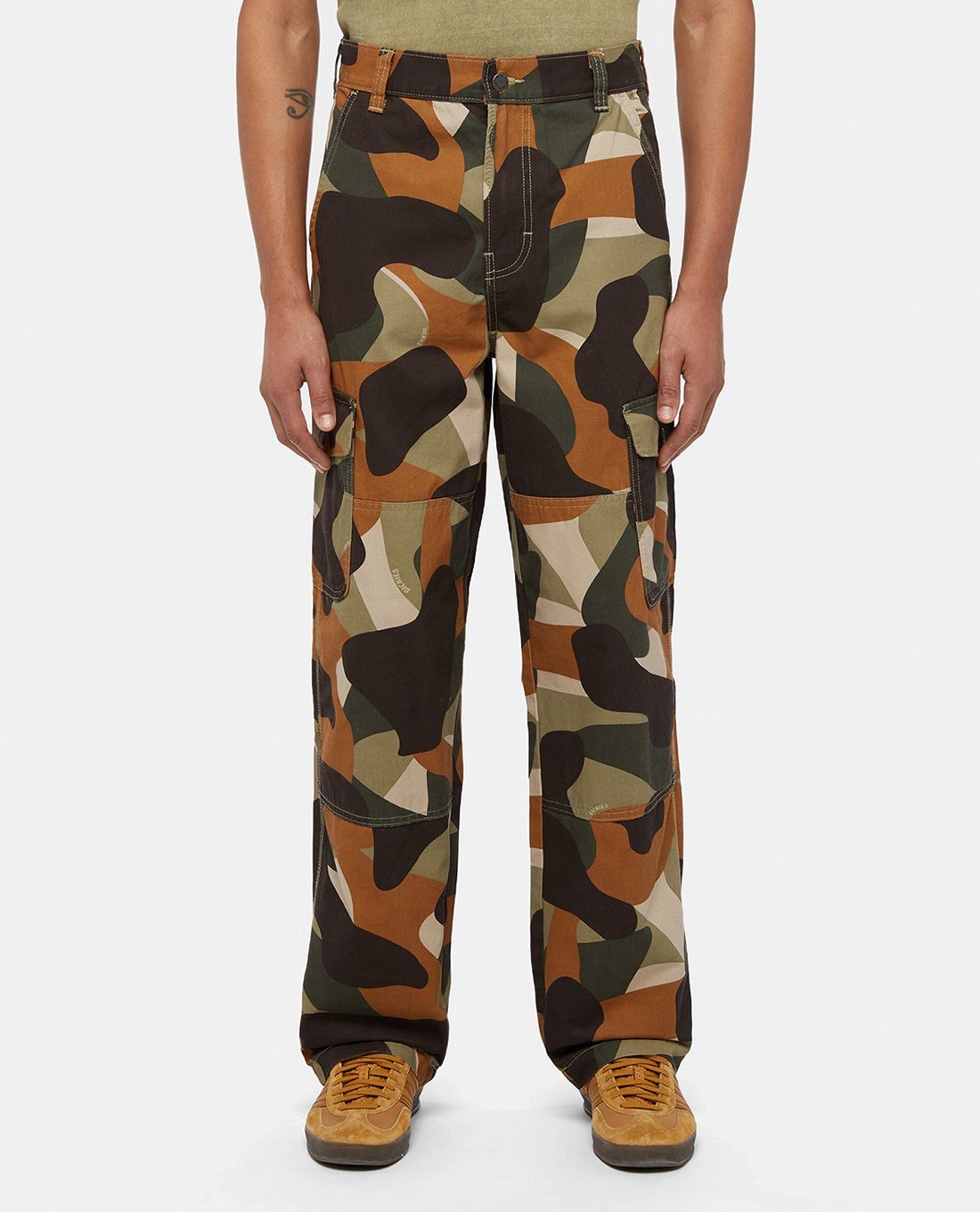 DICKIES - Quần ống đứng nam Canvas Camo