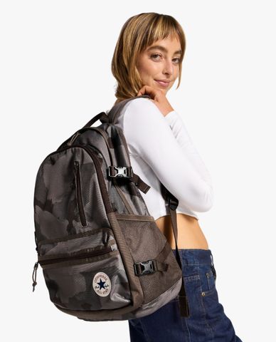  CONVERSE - Balo unisex phom chữ nhật Camo Straight Edge 