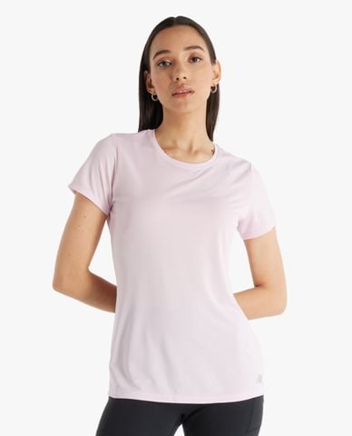  NEW BALANCE - Áo thun thể thao nữ cổ tròn tay ngắn Core Basic 