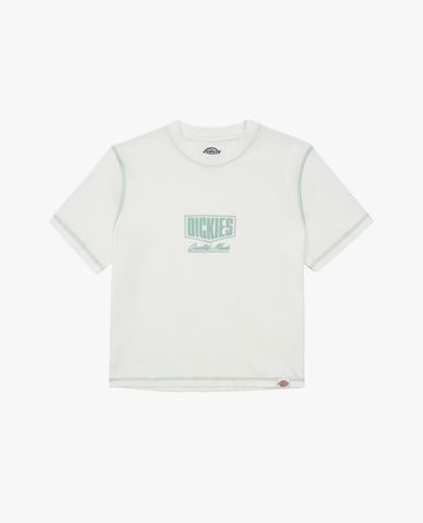  DICKIES - Áo croptop nữ cổ tròn tay ngắn trẻ trung 