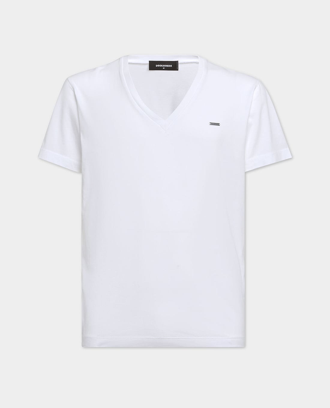 DSQUARED2 - Áo thun nam cổ V tay ngắn phối logo kim loại Cool Fit