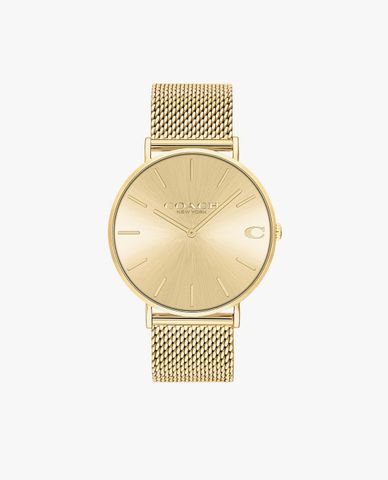  COACH - Đồng hồ nam mặt tròn Charles 14602428 