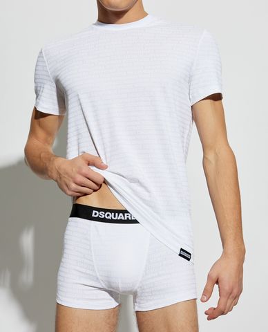  DSQUARED2 - Set quần áo Boxer và T-shirt phối logo cá tính 