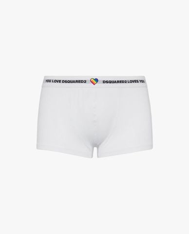  DSQUARED2 - Quần lót nam boxer phối logo thời trang 