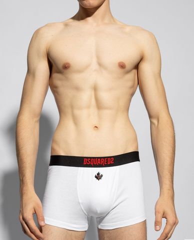  DSQUARED2 - Quần lót nam boxer phối logo thời trang 