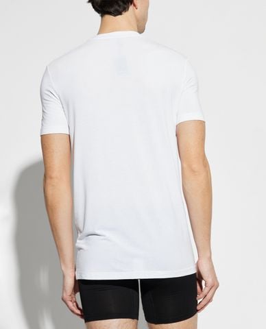  DSQUARED2 - Áo thun nam cổ tròn tay ngắn phối logo 