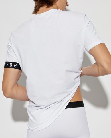  DSQUARED2 - Áo thun nam cổ tròn tay ngắn From The Underwear Line 
