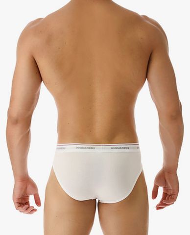  DSQUARED2 - Set 3 quần lót nam tam giác Jersey 