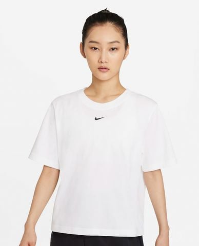  NIKE - Áo thun thể thao nữ cổ tròn tay ngắn 