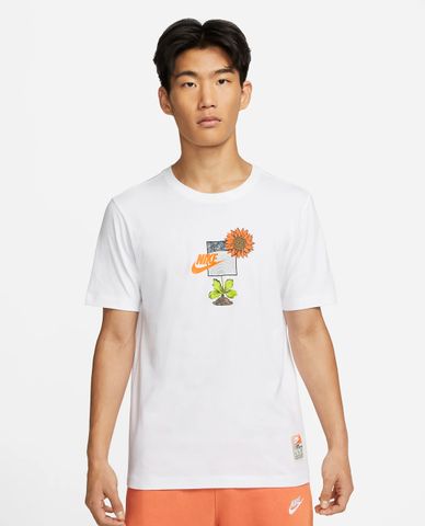  NIKE - Áo thun nam cổ tròn tay ngắn 