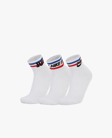  NIKE - Set 3 đôi vớ unisex cổ thấp hiện đại 