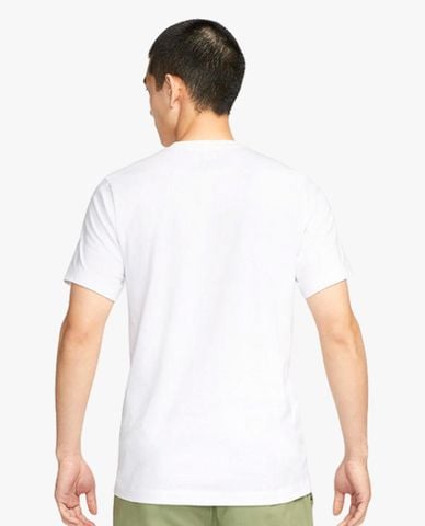  NIKE - Áo thun thể thao nam cổ tròn tay ngắn hiện đại 
