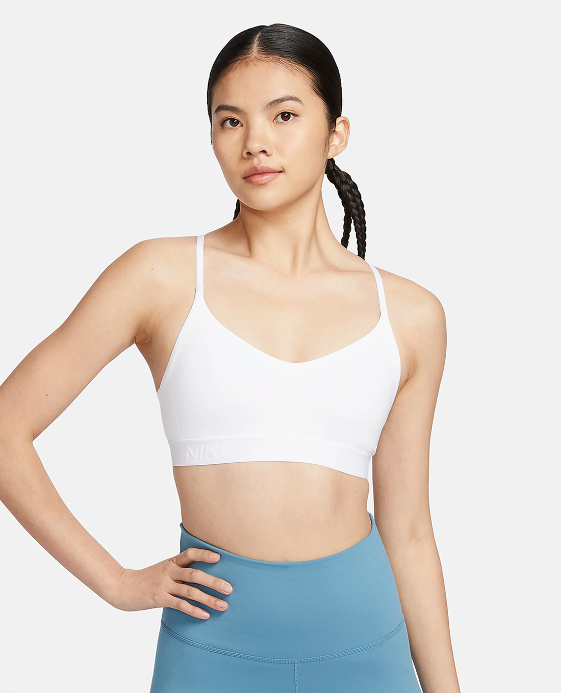 NIKE - Áo bra thể thao nữ phối logo
