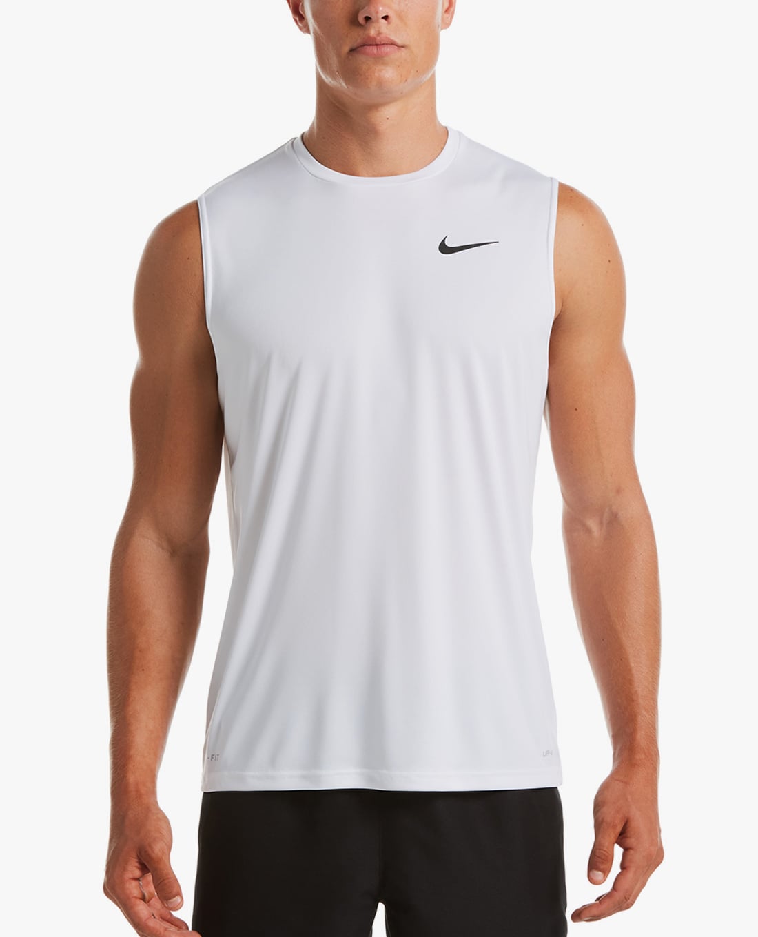 NIKE SWIM - Áo bơi nam cổ tròn Hydroguard