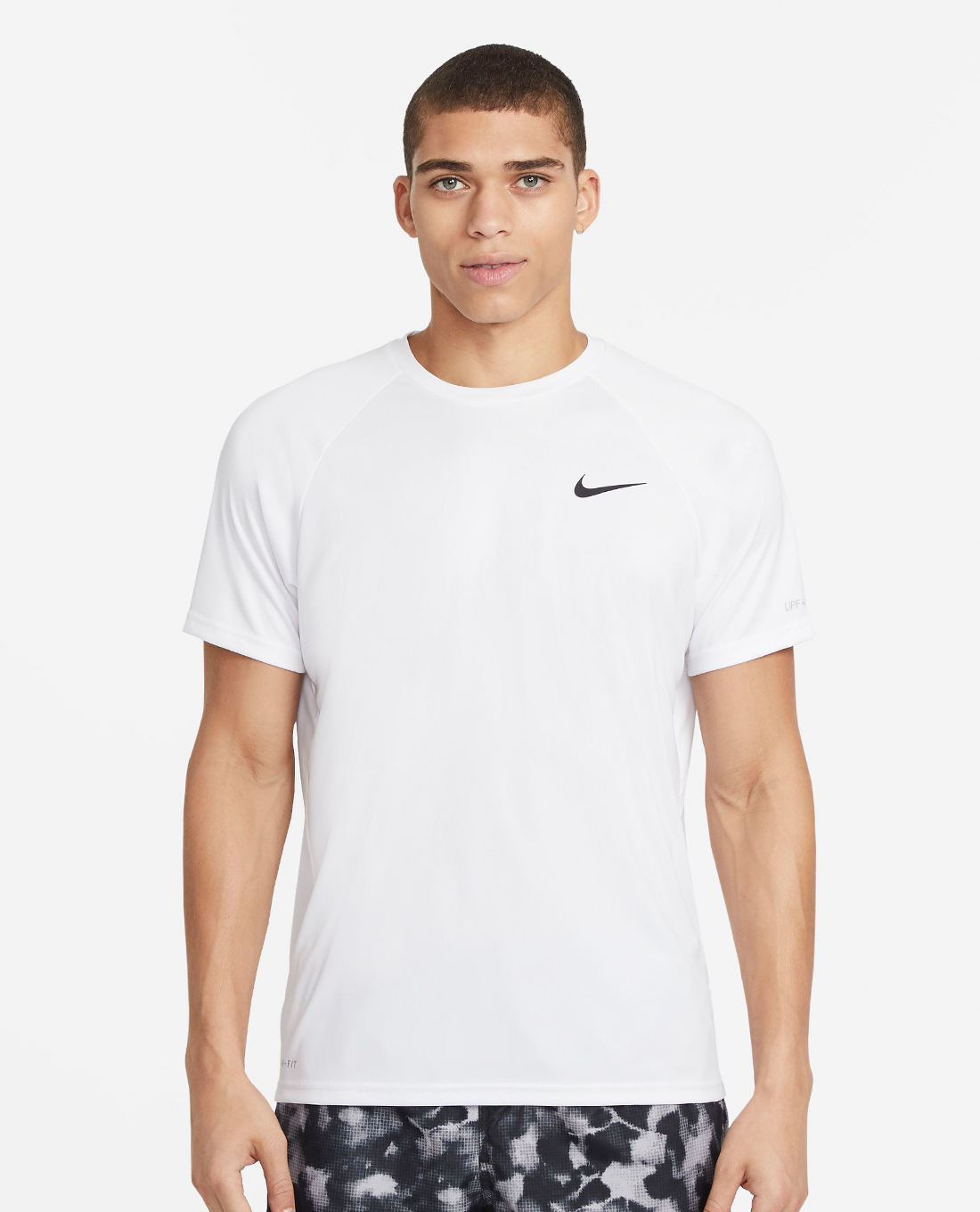 NIKE SWIM - Áo bơi nam cổ tròn tay ngắn Essential