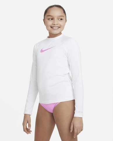  NIKE SWIM - Áo bơi bé gái cổ tròn tay dài Hydrogua 