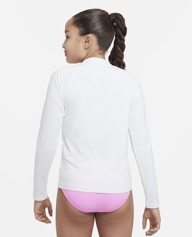  NIKE SWIM - Áo bơi bé gái cổ tròn tay dài Hydrogua 