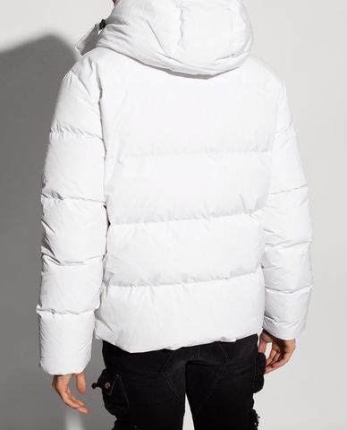  DSQUARED2 - Áo khoác bomber nam tay dài phối mũ Road Man 